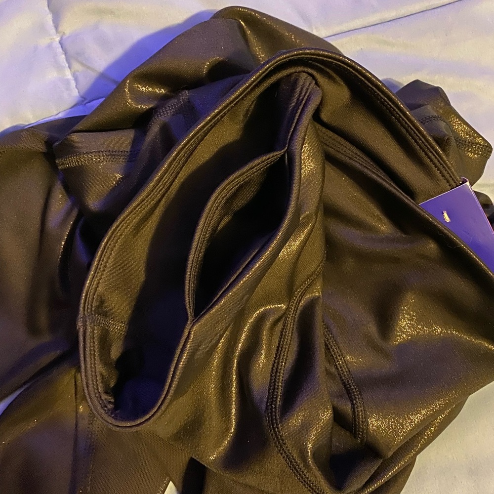 Shimmer Active Work Out Athletic Leggings Target - Picture 5 of 6